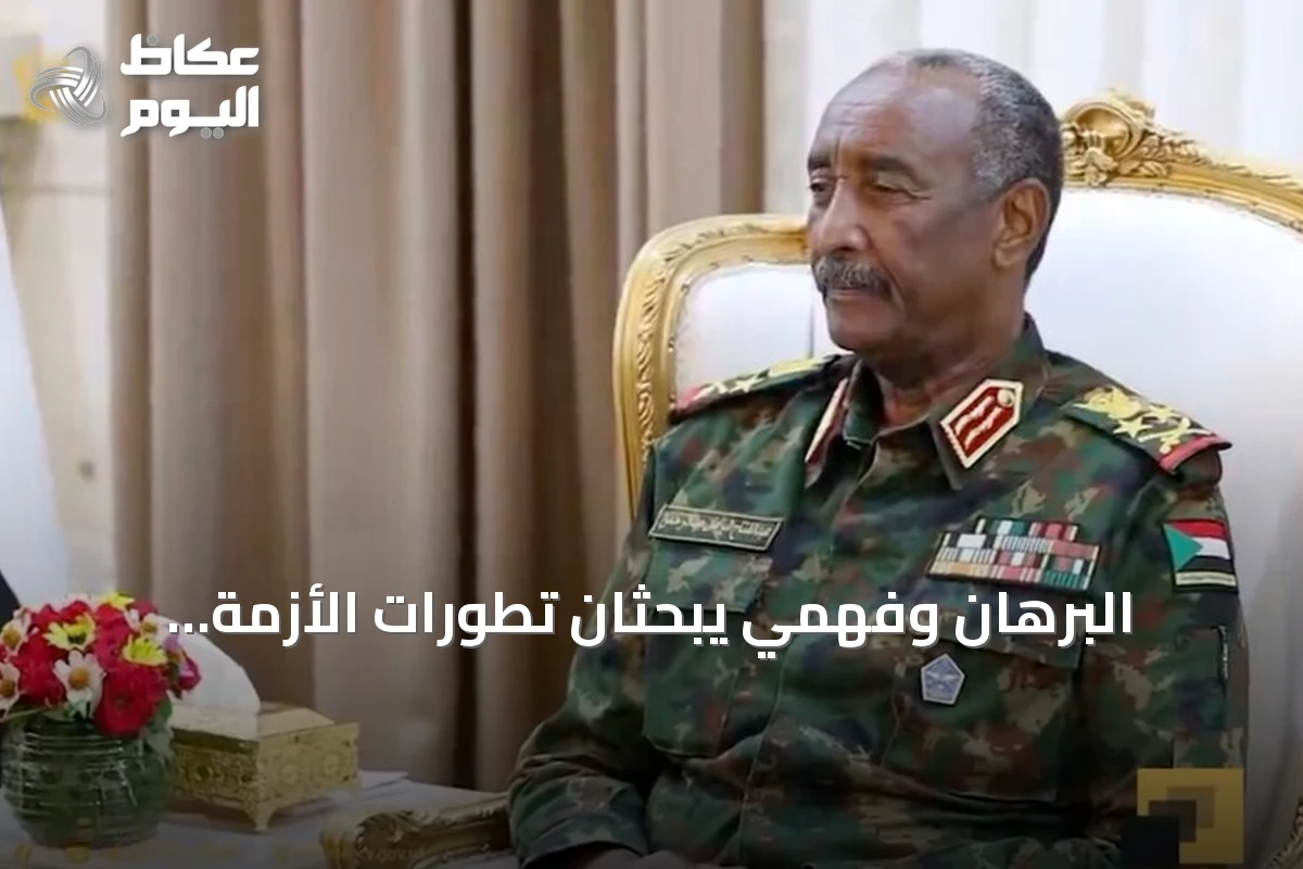 البرهان وفهمي يبحثان تطورات الأزمة السودانية في الخرطوم