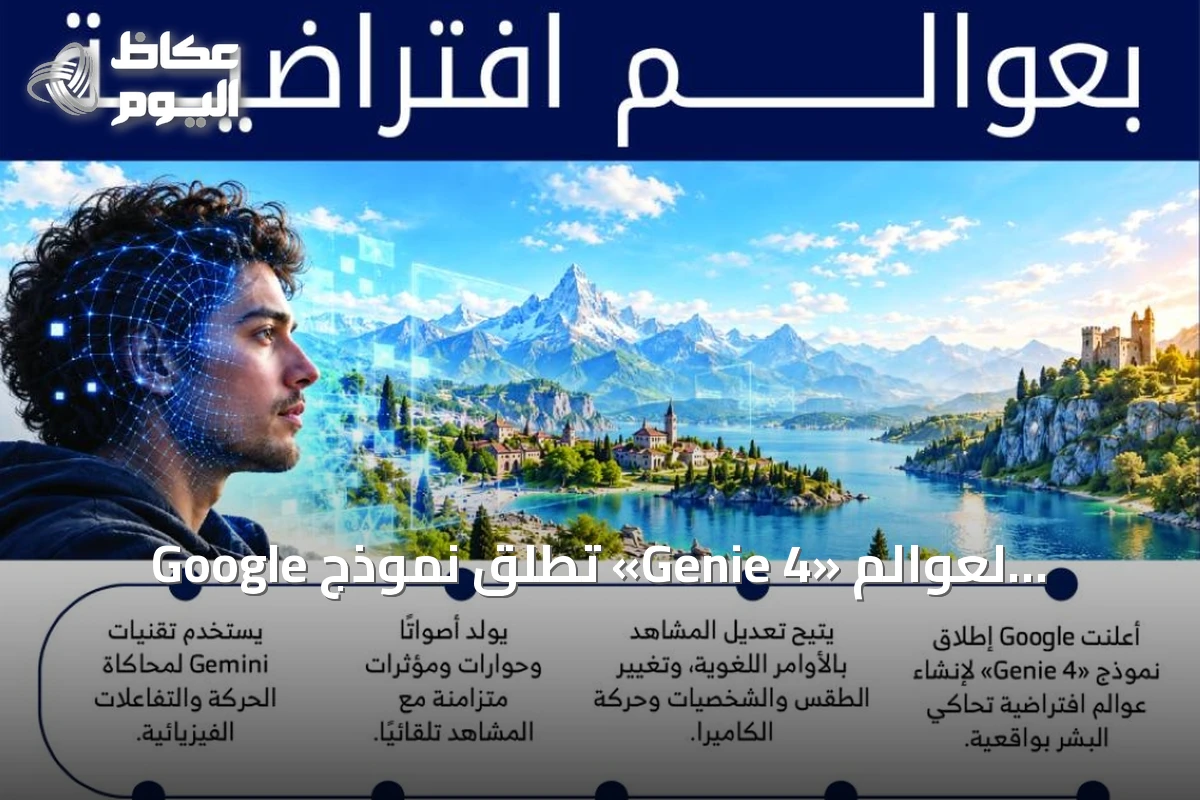 Google تطلق نموذج «Genie 4» لعوالم افتراضية تحاكي الواقع البشري