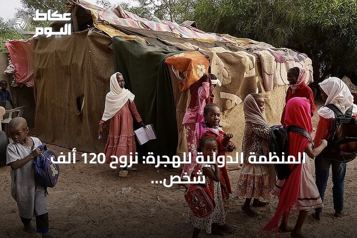 المنظمة الدولية للهجرة: نزوح 120 ألف شخص من النيل الأزرق السودانية منذ يناير