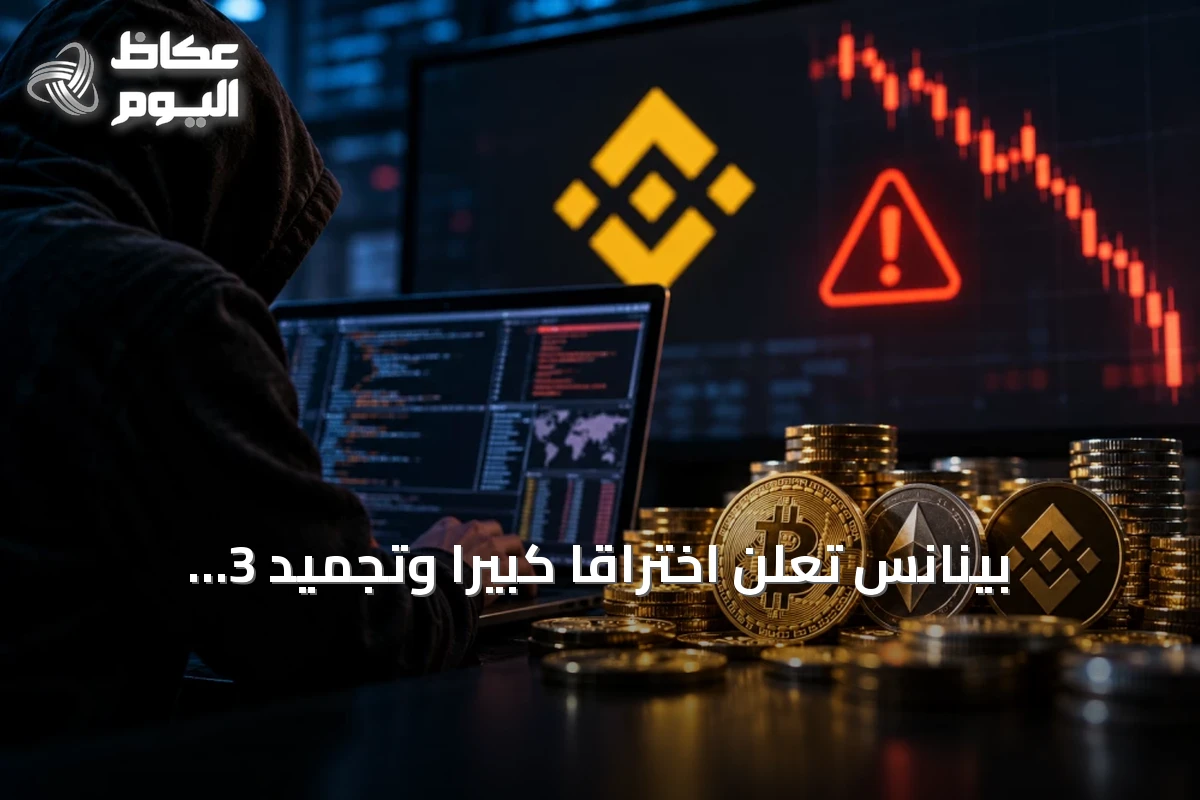بينانس تعلن اختراقاً كبيراً وتجميد 3 مليارات دولار من الأصول الرقمية