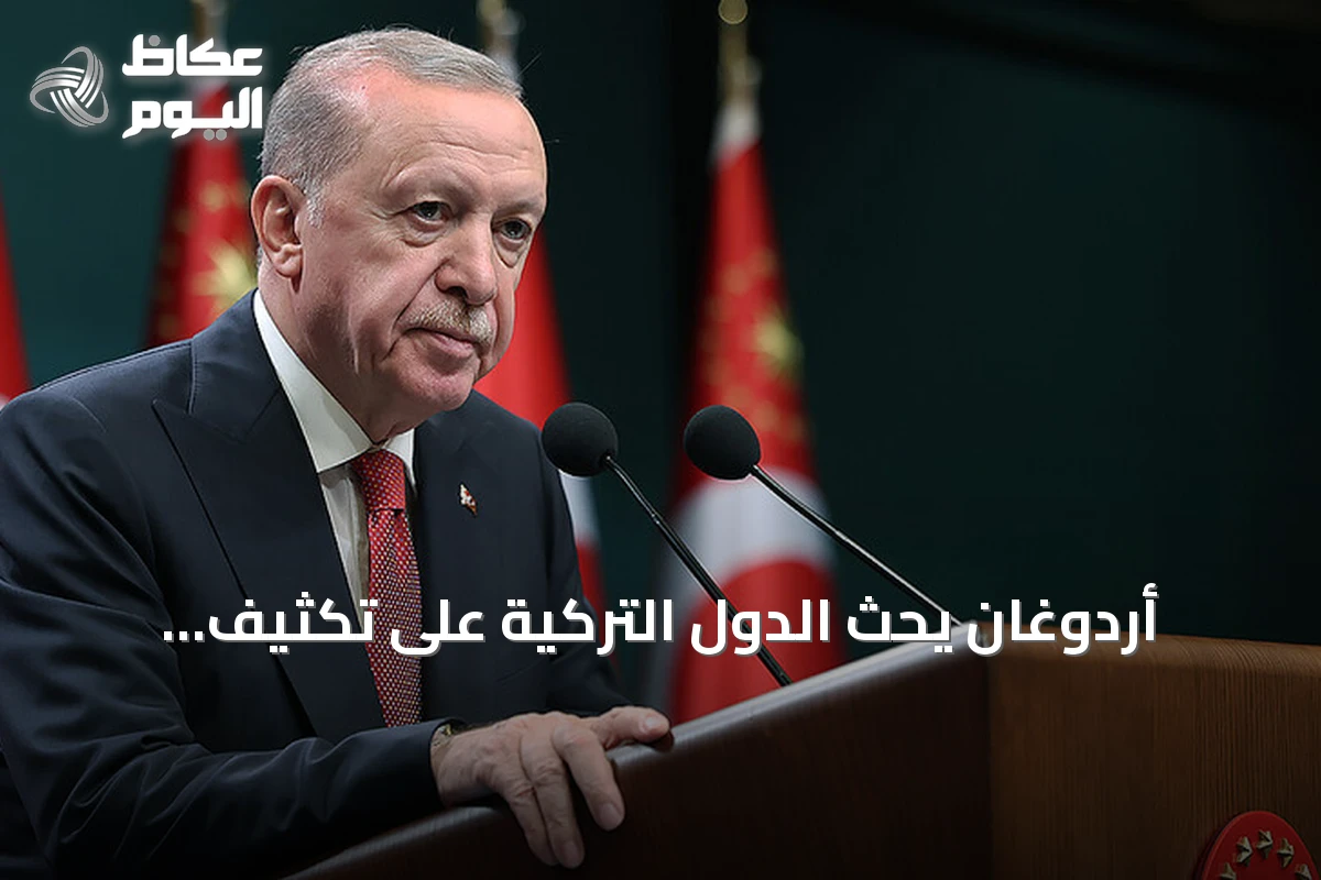 أردوغان يحث الدول التركية على تكثيف الجهود من أجل حل عادل للقضية الفلسطينية