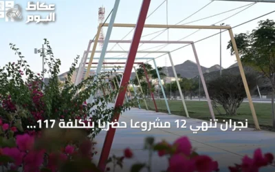 نجران تنهي 12 مشروعًا حضريًا بتكلفة 117 مليون ريال بمناسبة اليوم العالمي للمدن